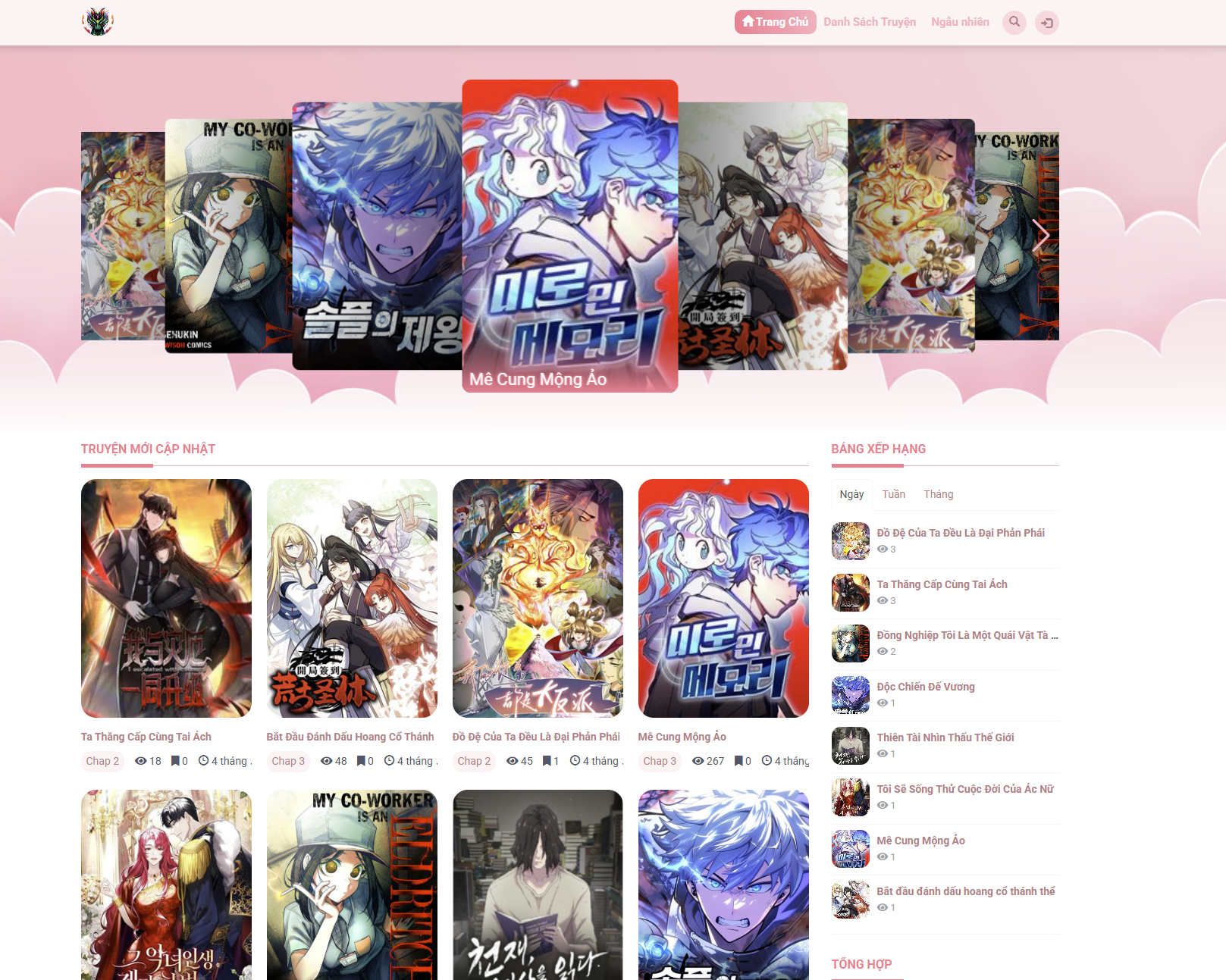 Theme truyện v10 chạy laravel nguồn truyện từ otruyen